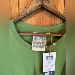 Jungmaven Lorel tee Dark Matcha
